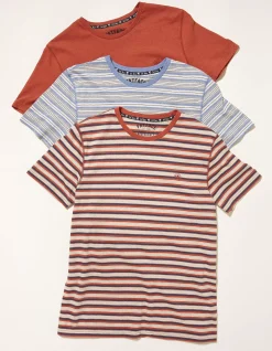 Three Pack Stripe T-Shirts