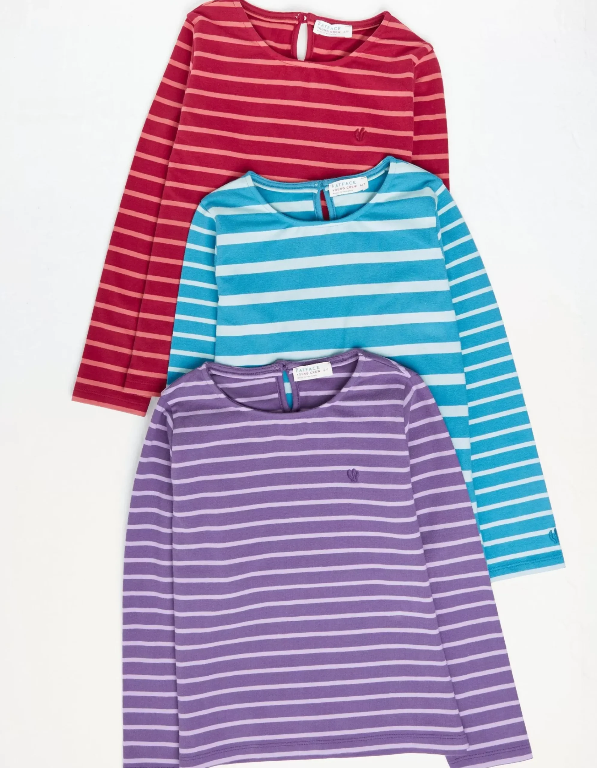Three Pack Stripe T-Shirts