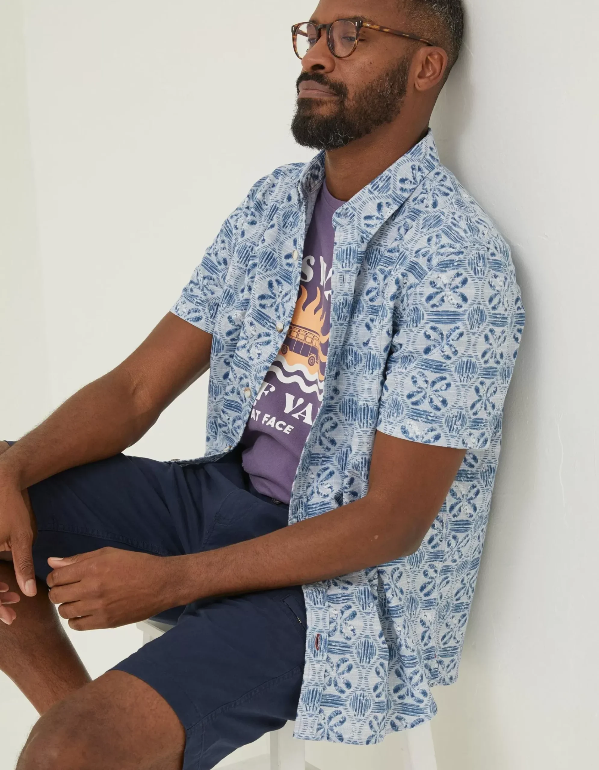 Tile Print Shirt
