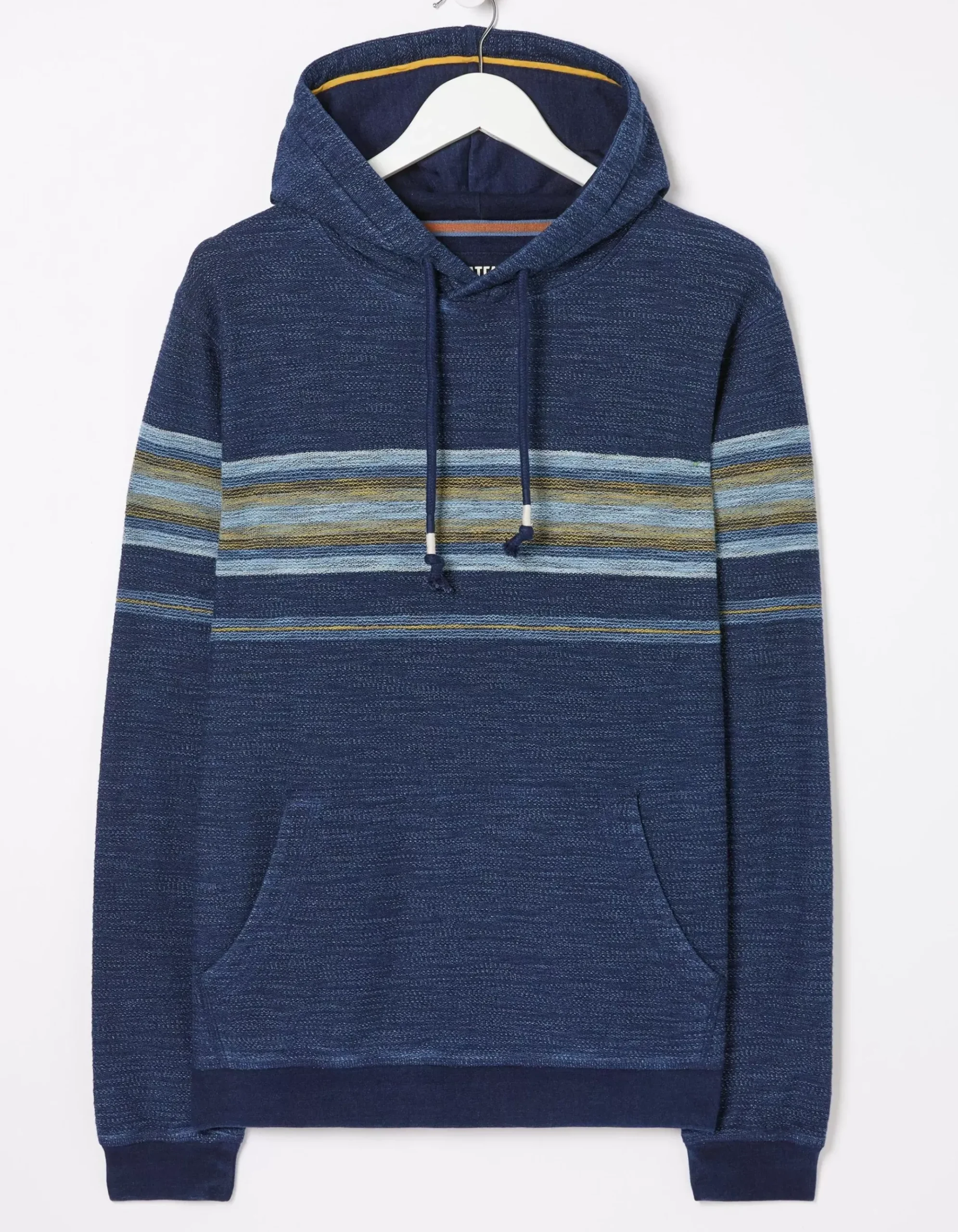 Trescowe Indigo Stripe Hoodie