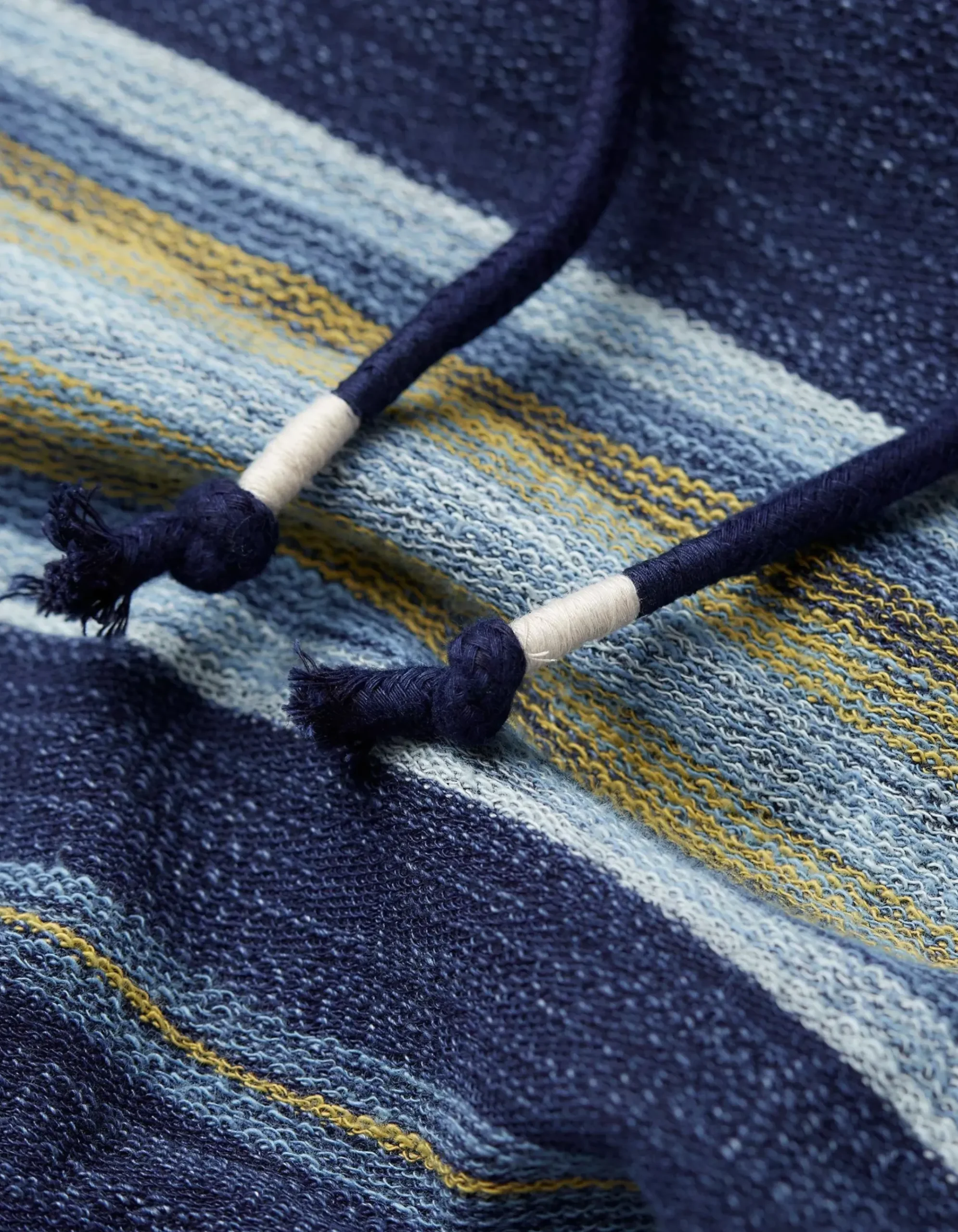Trescowe Indigo Stripe Hoodie