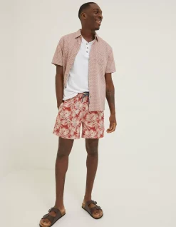 Trevose Leaf Print Swim Shorts
