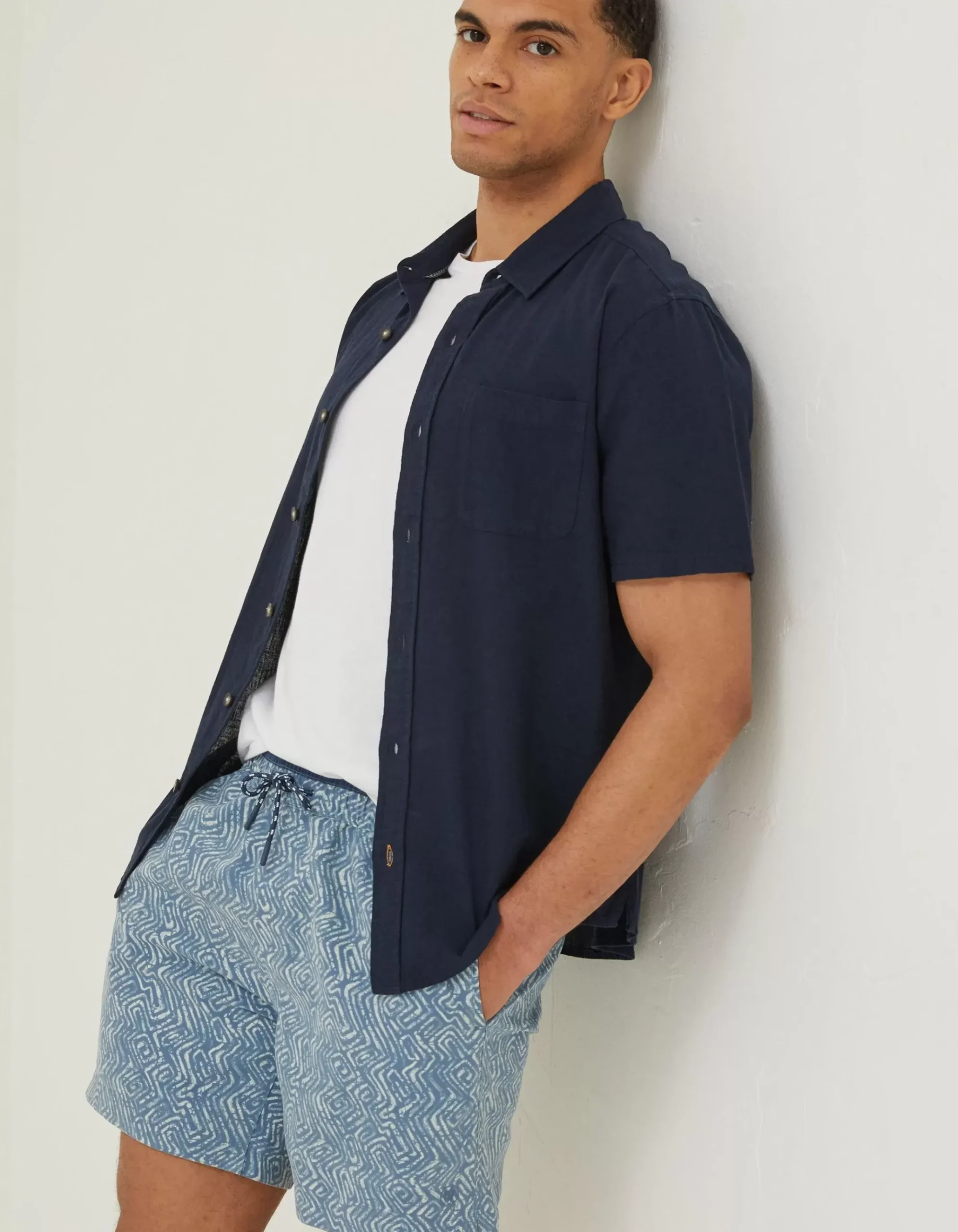 Trevose Tile Print Swim Shorts