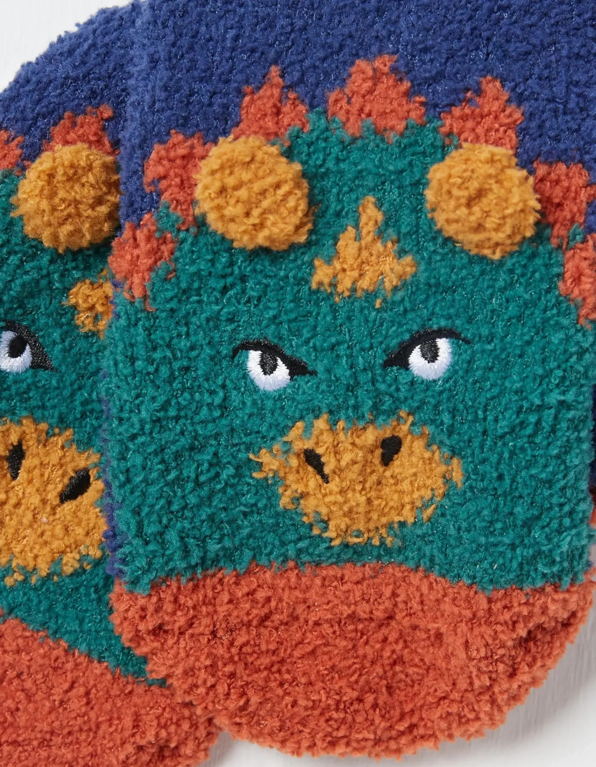 Triceratops Fluffy Socks