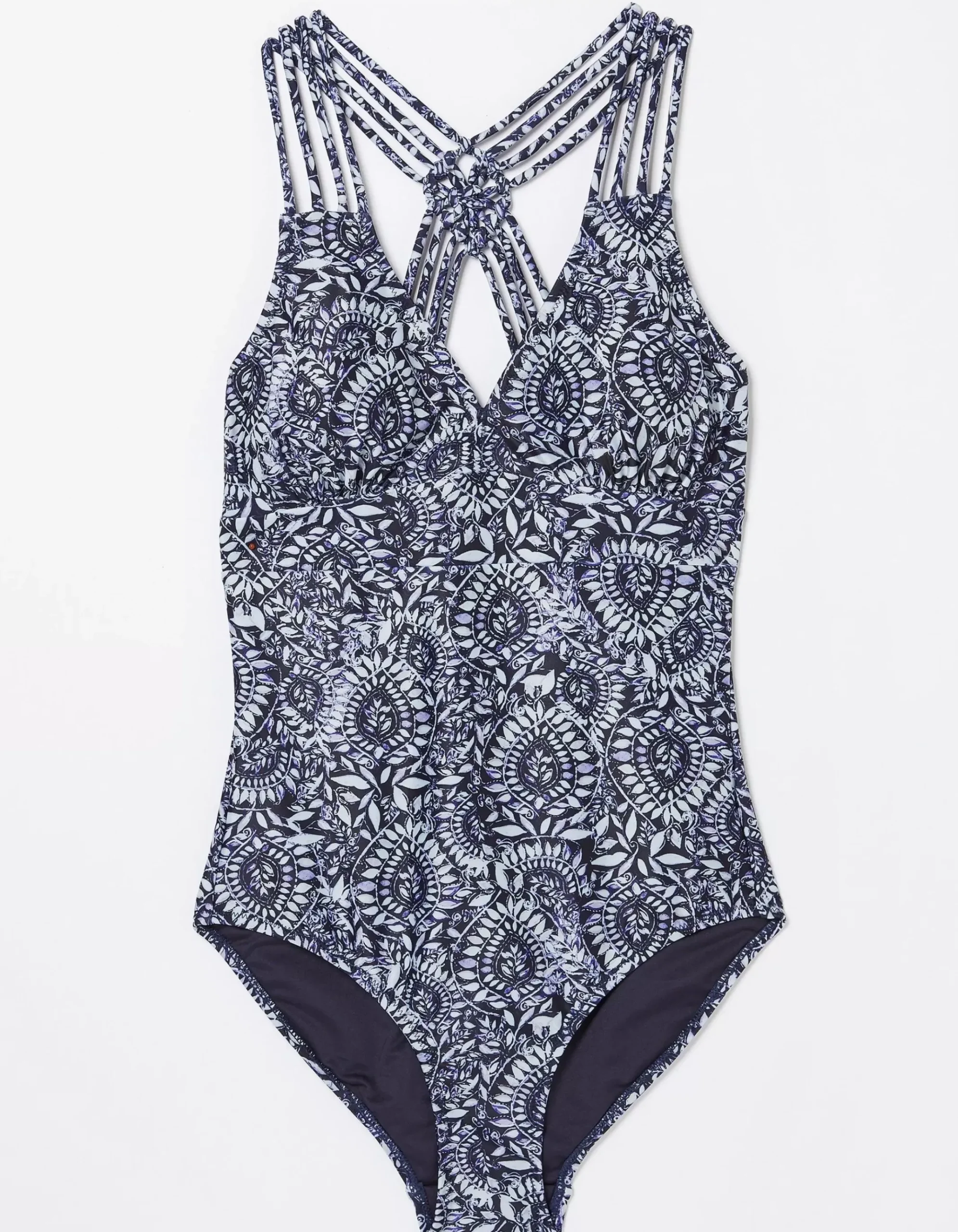 Tummy Control Watercolour Batik Swimsuit