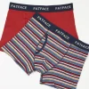 Two Pack Portland Stripe Boxers