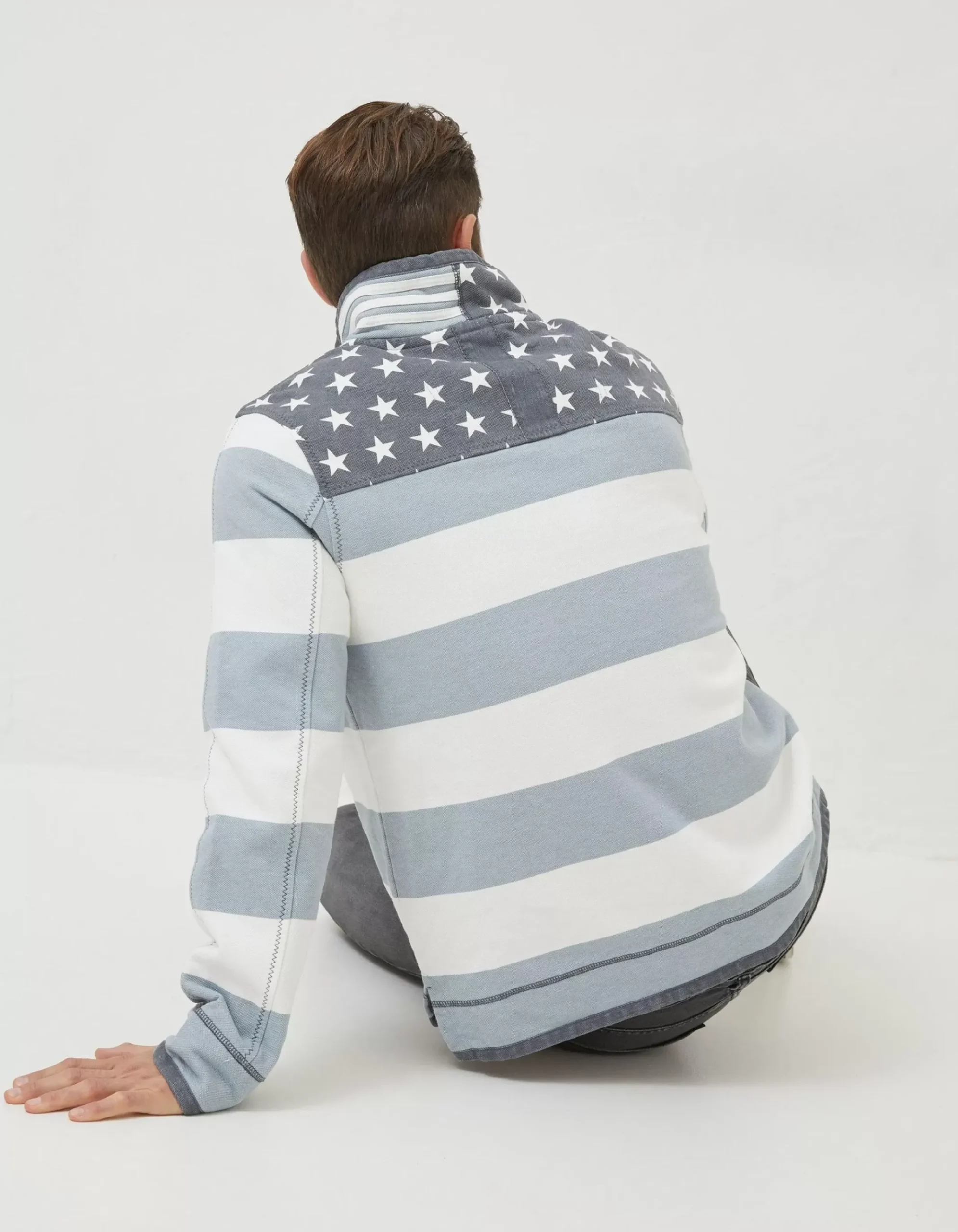 Usa Block Stripe Airlie Sweatshirt