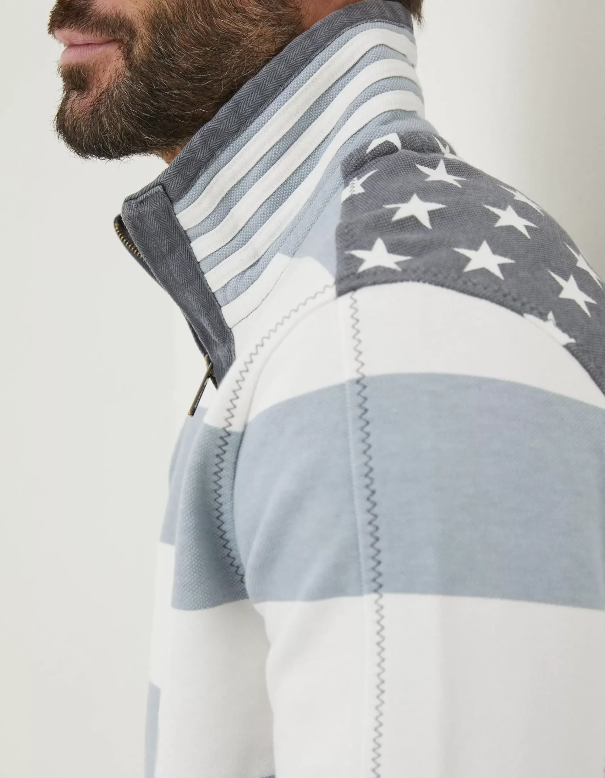 Usa Block Stripe Airlie Sweatshirt