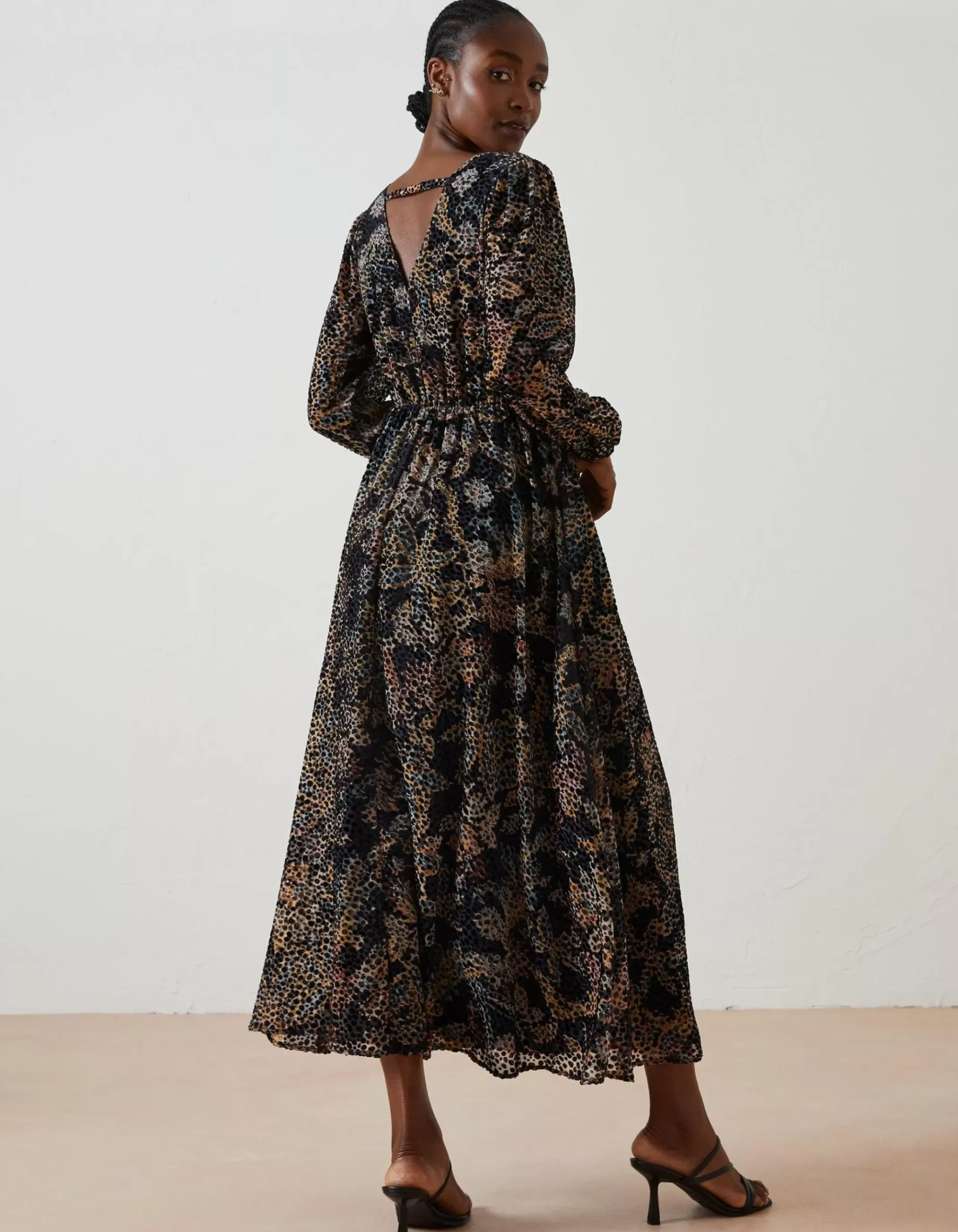Victoria Floral Midi Dress