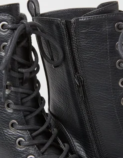 Violet Mid Chunky Lace Up Boot