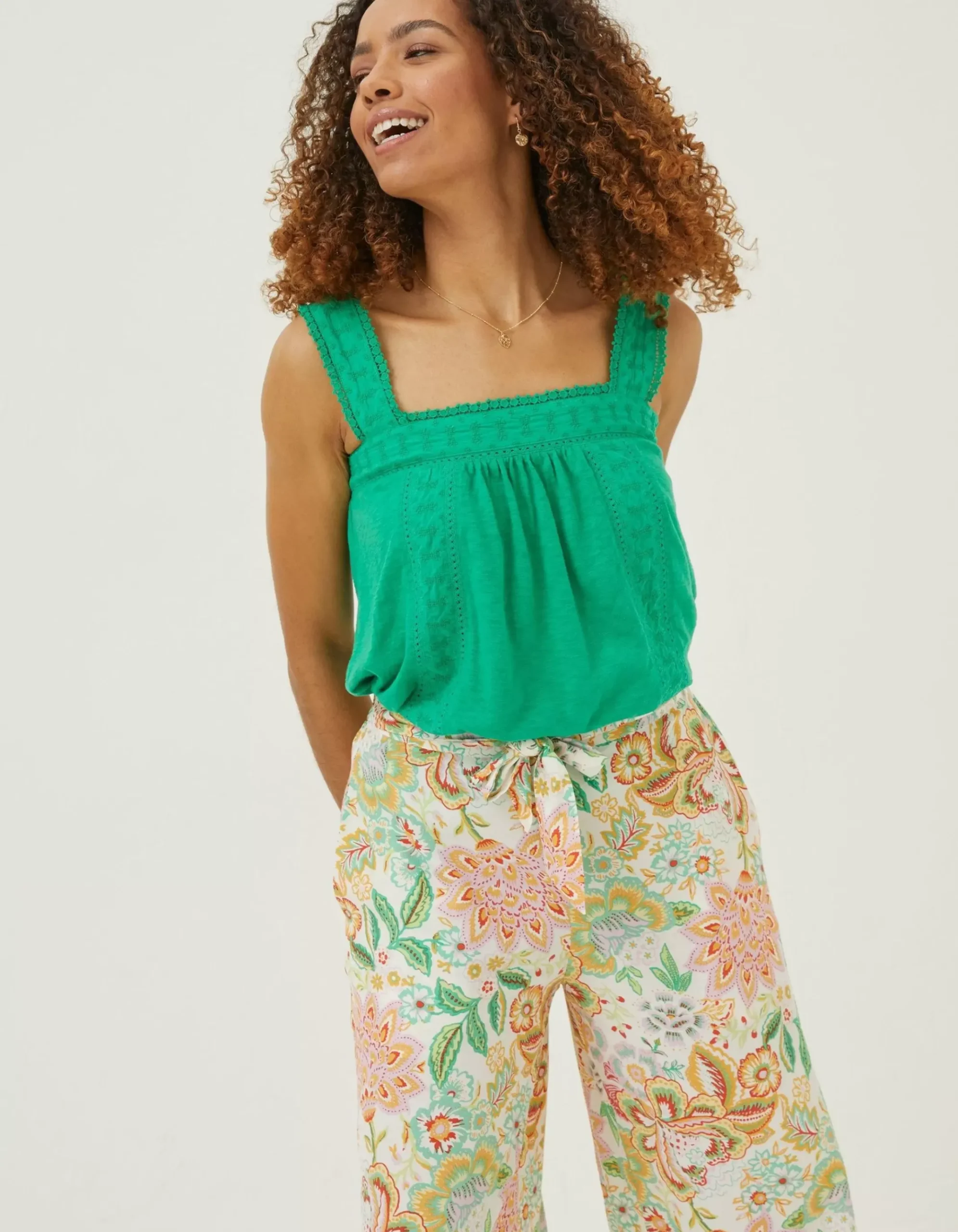 Viv Embroidered Cami
