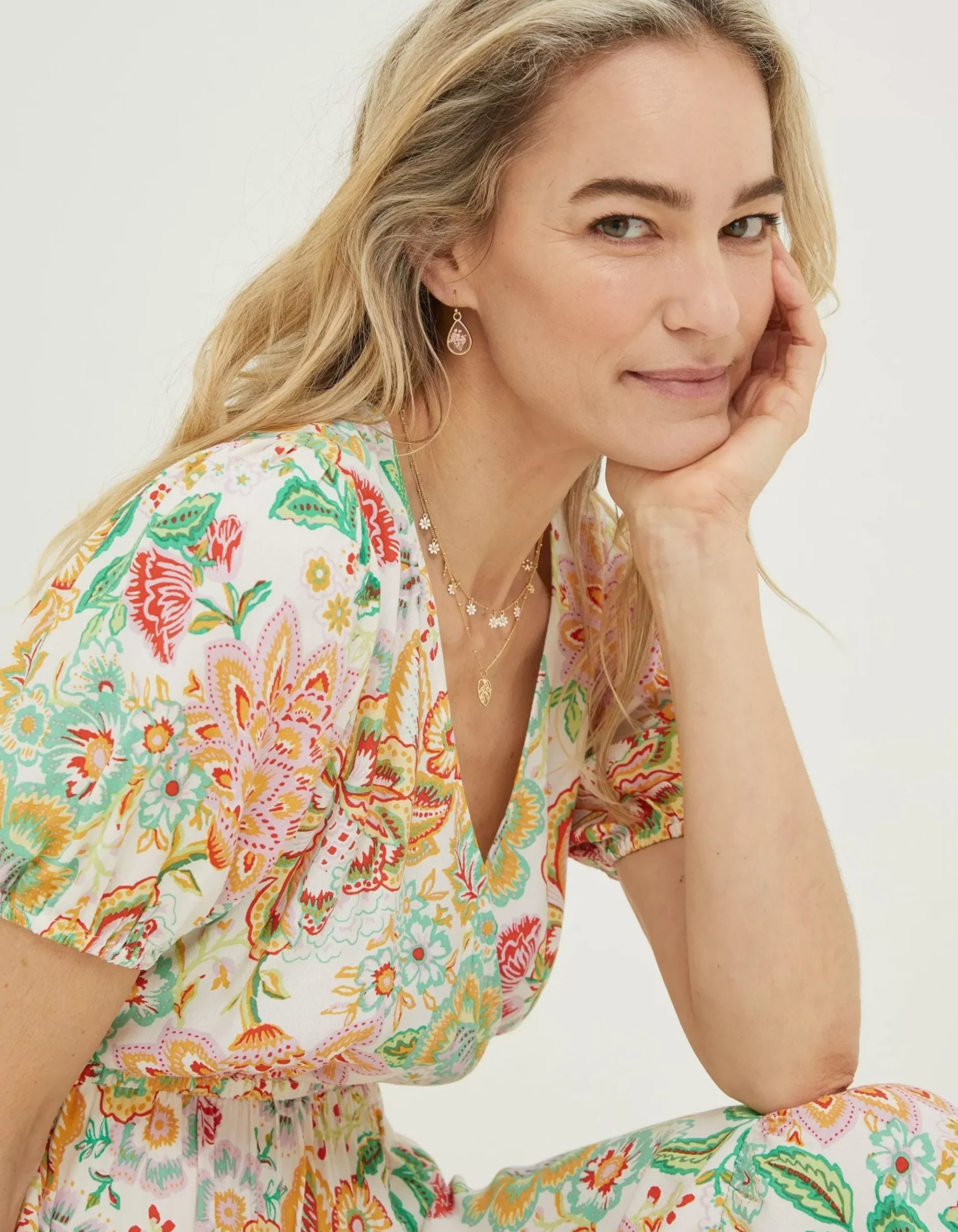 Vivvie Paradise Midi Dress