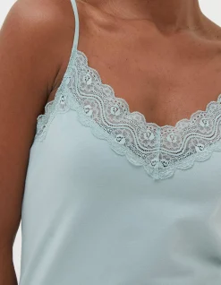 V-Neck Lace Vest