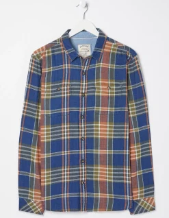 Waddon Indigo Check Shirt