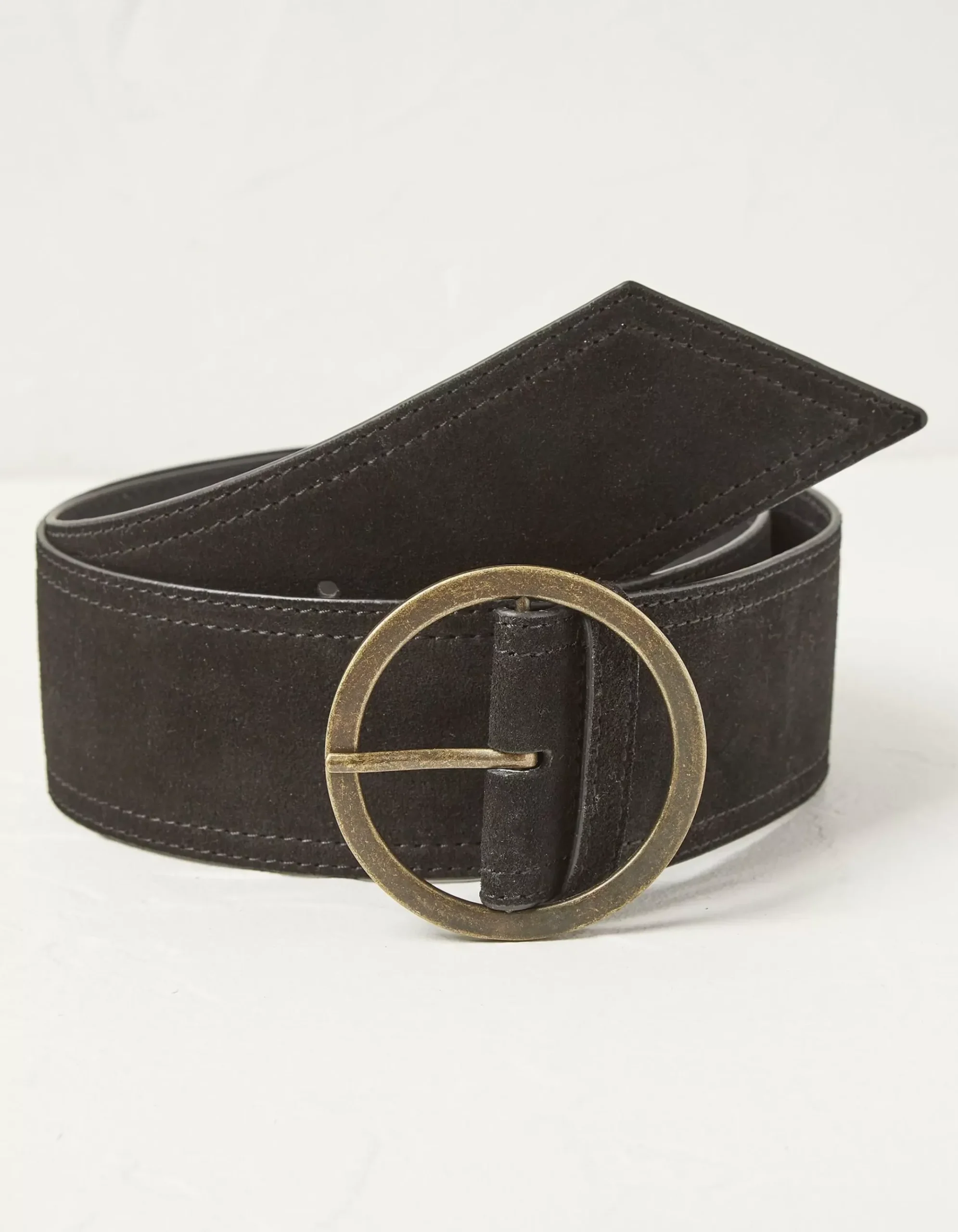 Wide Suede Belt