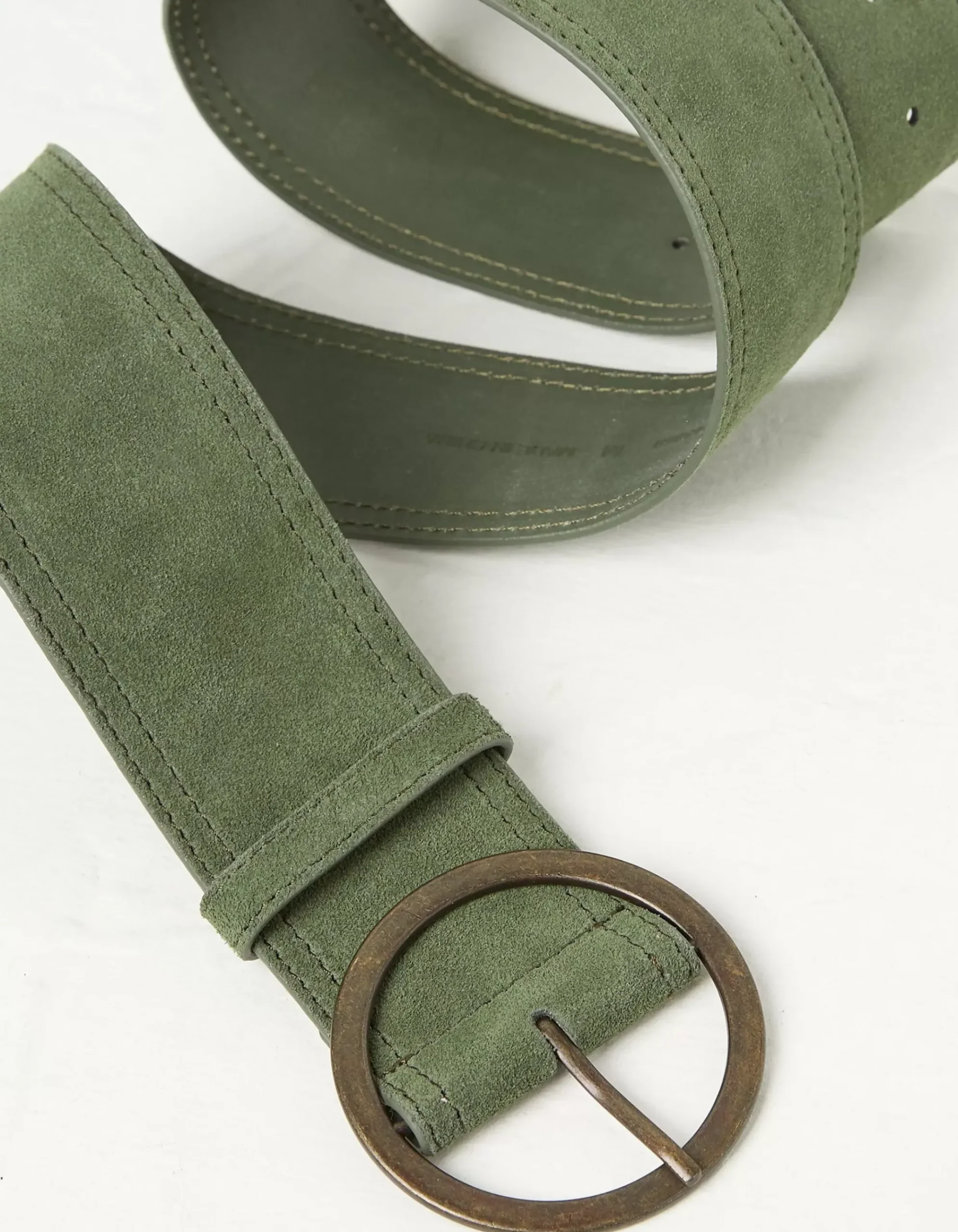 Wide Suede Belt