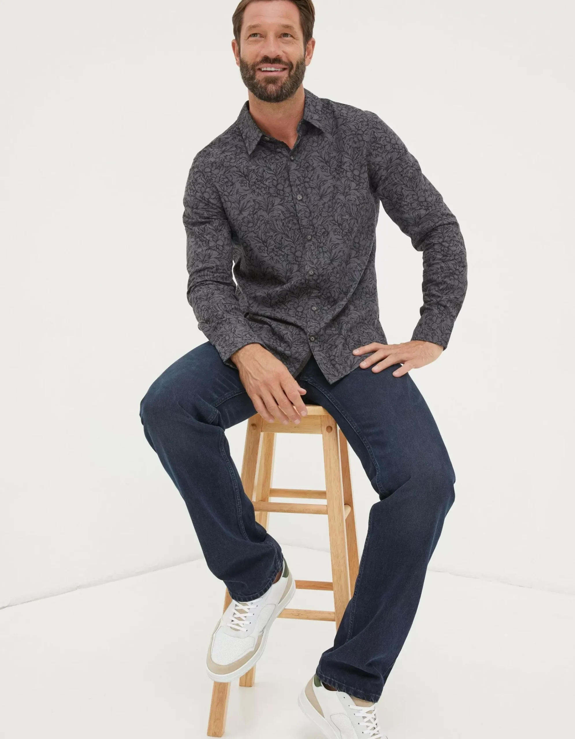 Wild Floral Print Shirt
