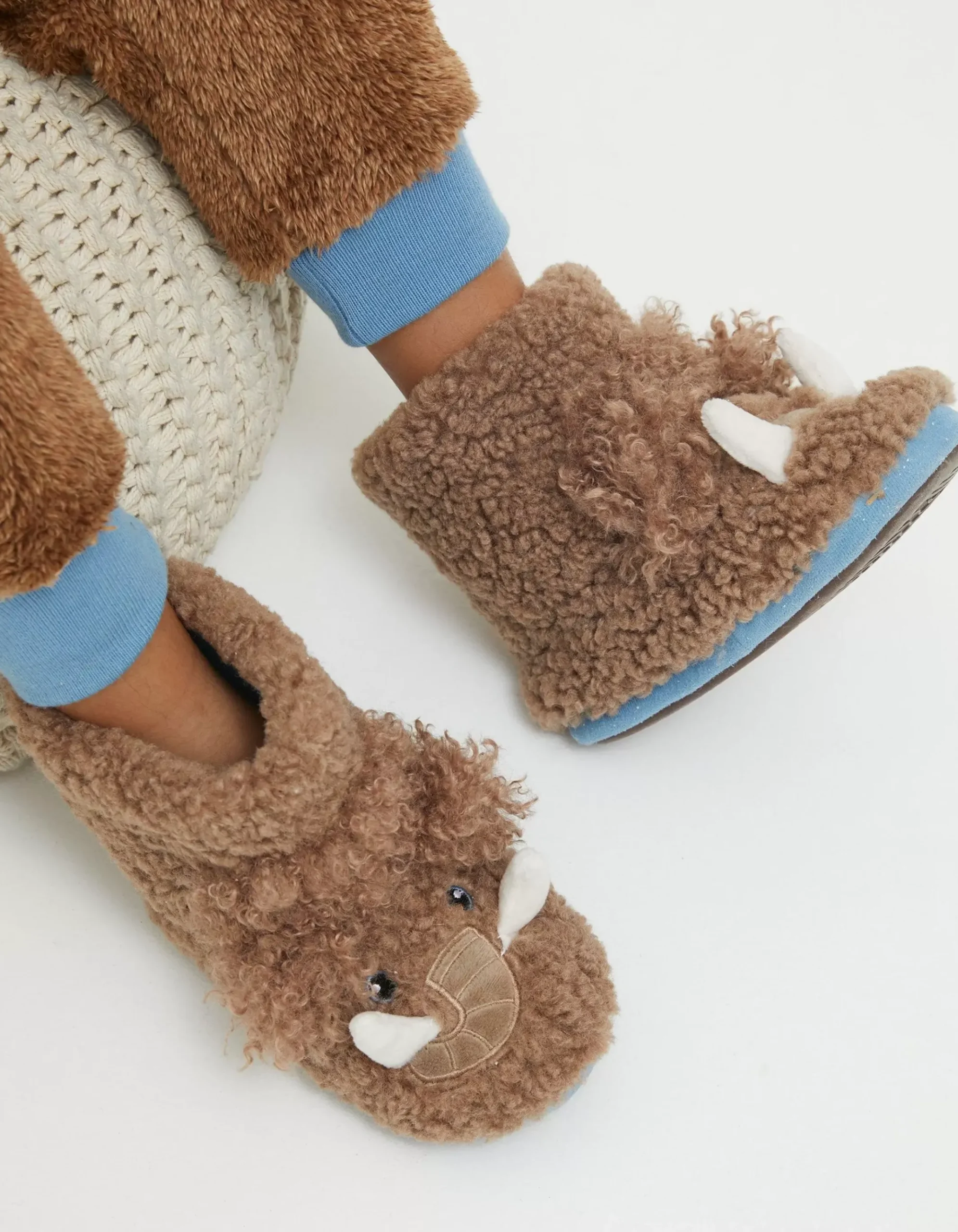 Wilfred Woolly Mammoth Slipper Boot