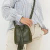 Winalie Leather Mini Bucket Bag