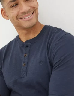 Woodside Slub Cotton Henley