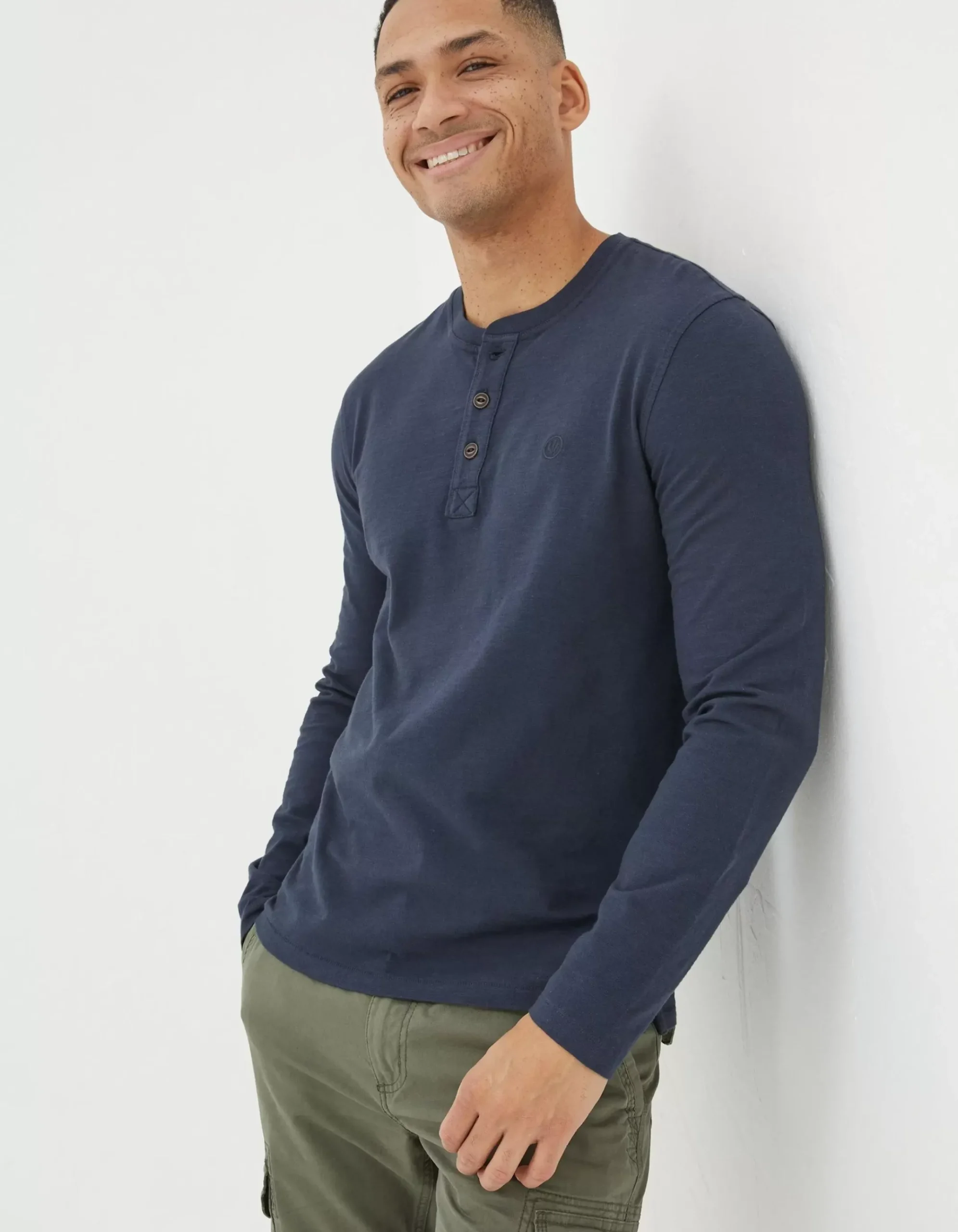 Woodside Slub Cotton Henley