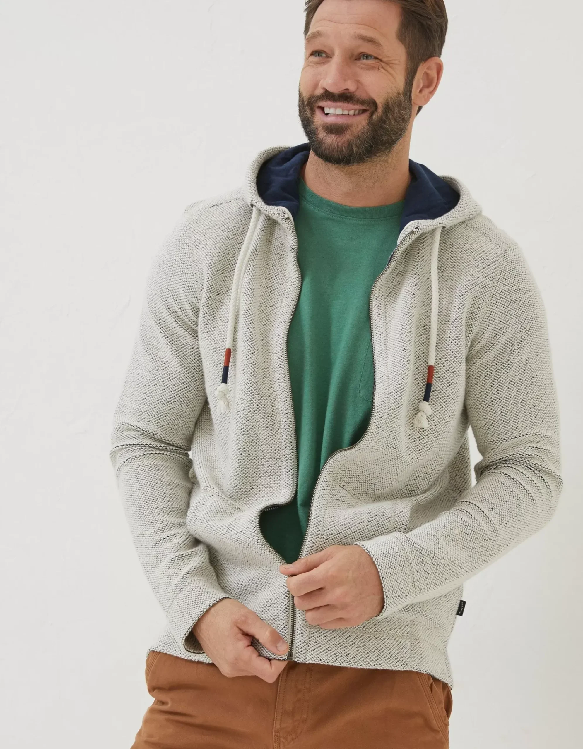 Woolacombe Zip Through Hoodie