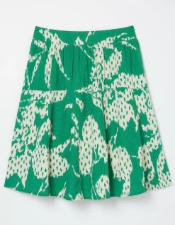 Wynne Textured Leaves Skirt