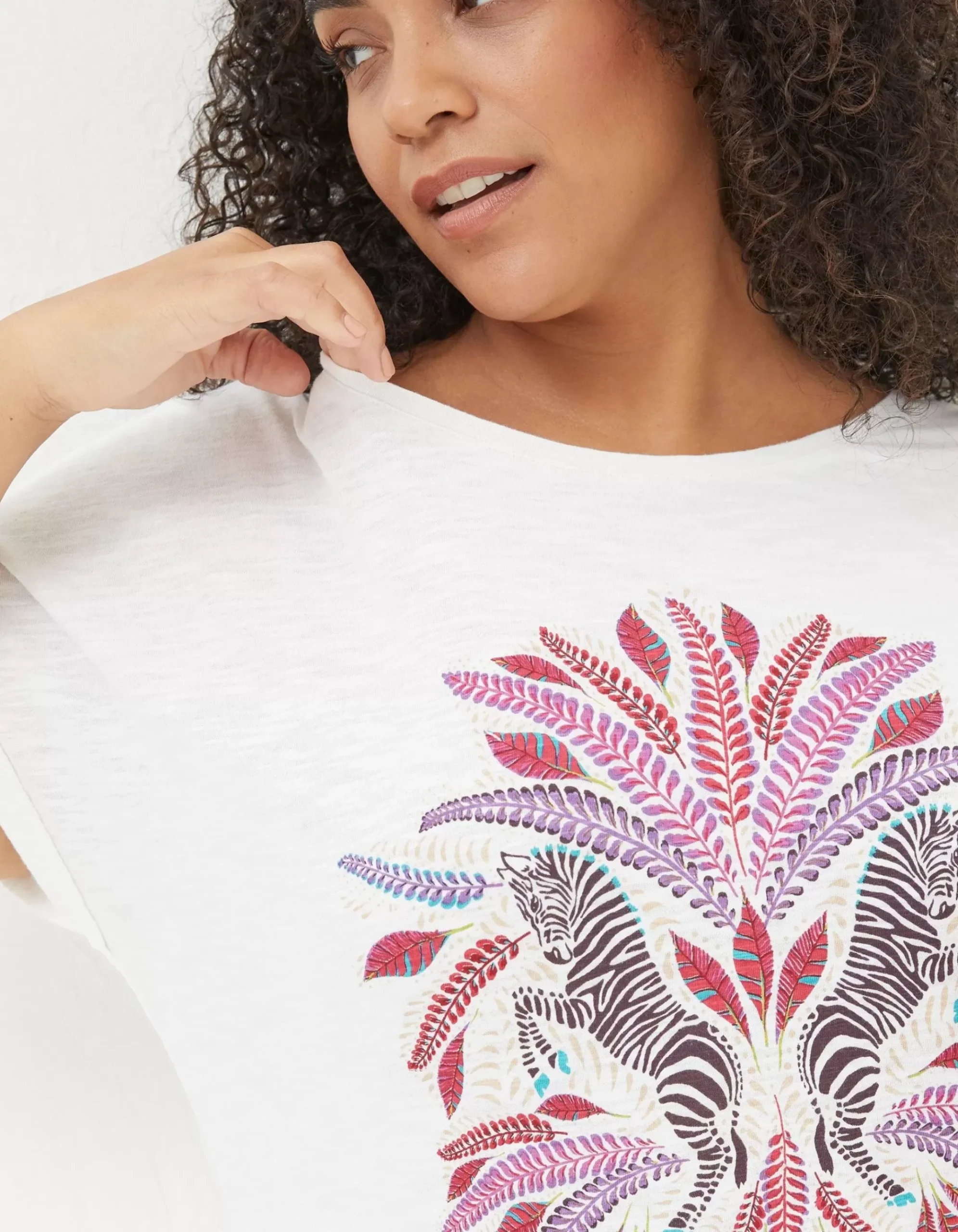 Zebra Graphic T-Shirt